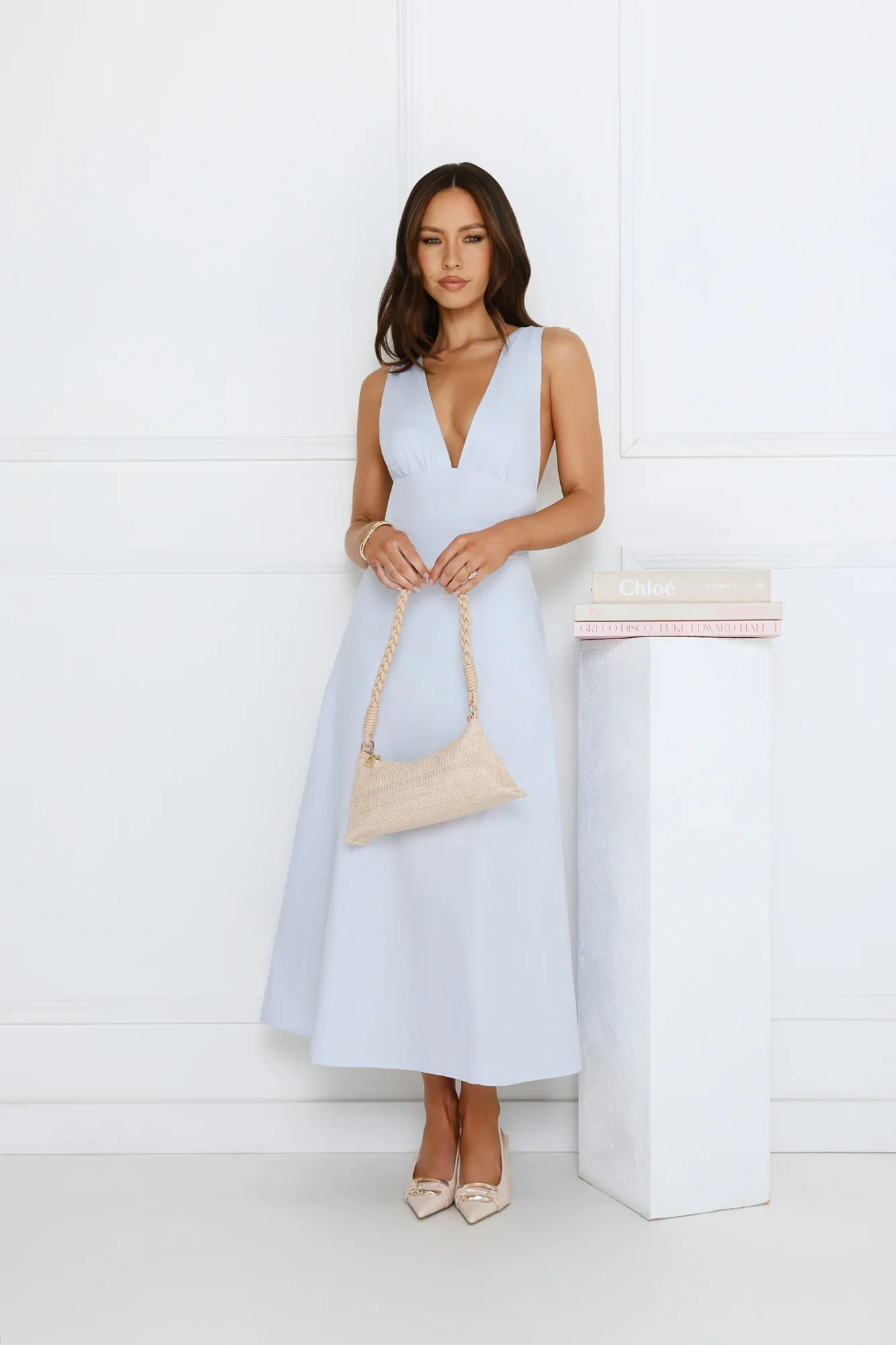 Iconic Moments Midi Dress Blue