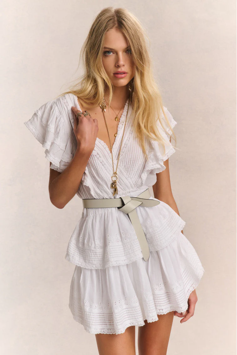 Gwen Mini Dress - WHITE