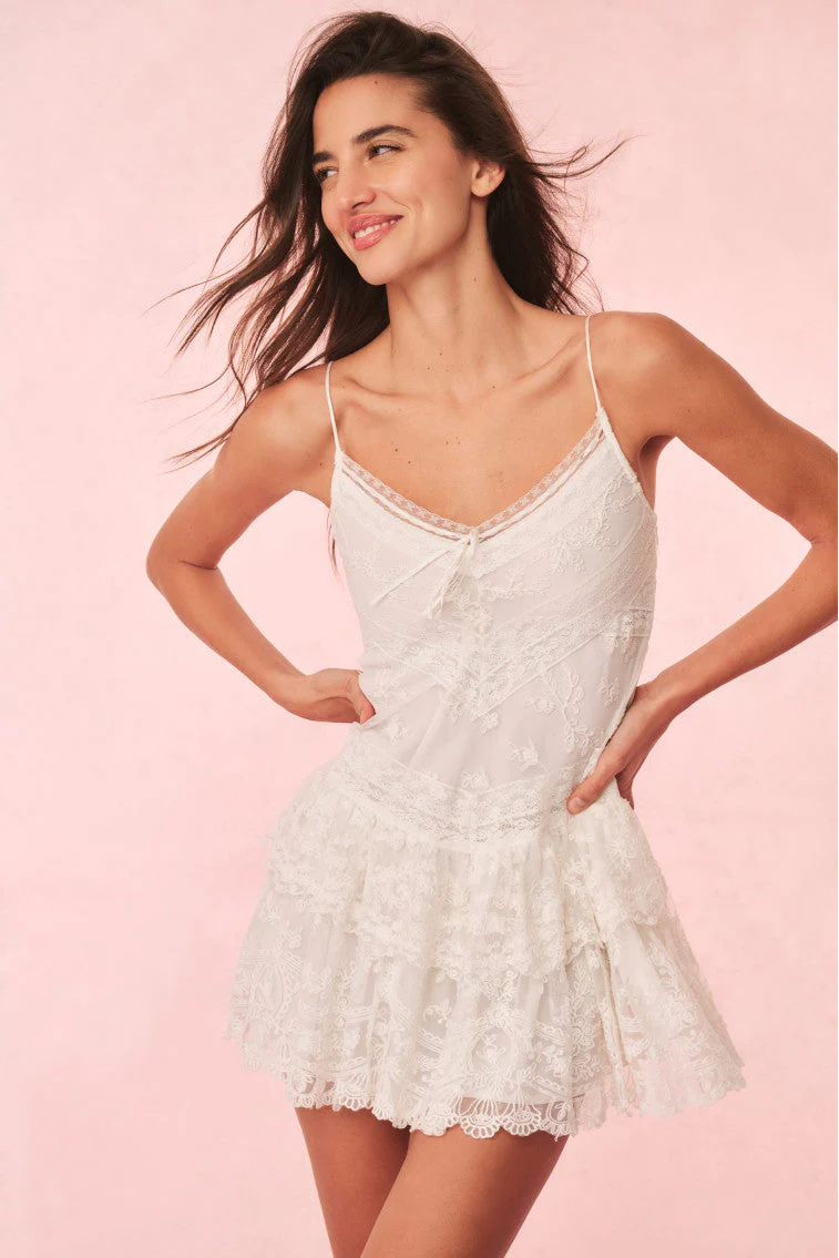 Beauval Lace Mini Dress