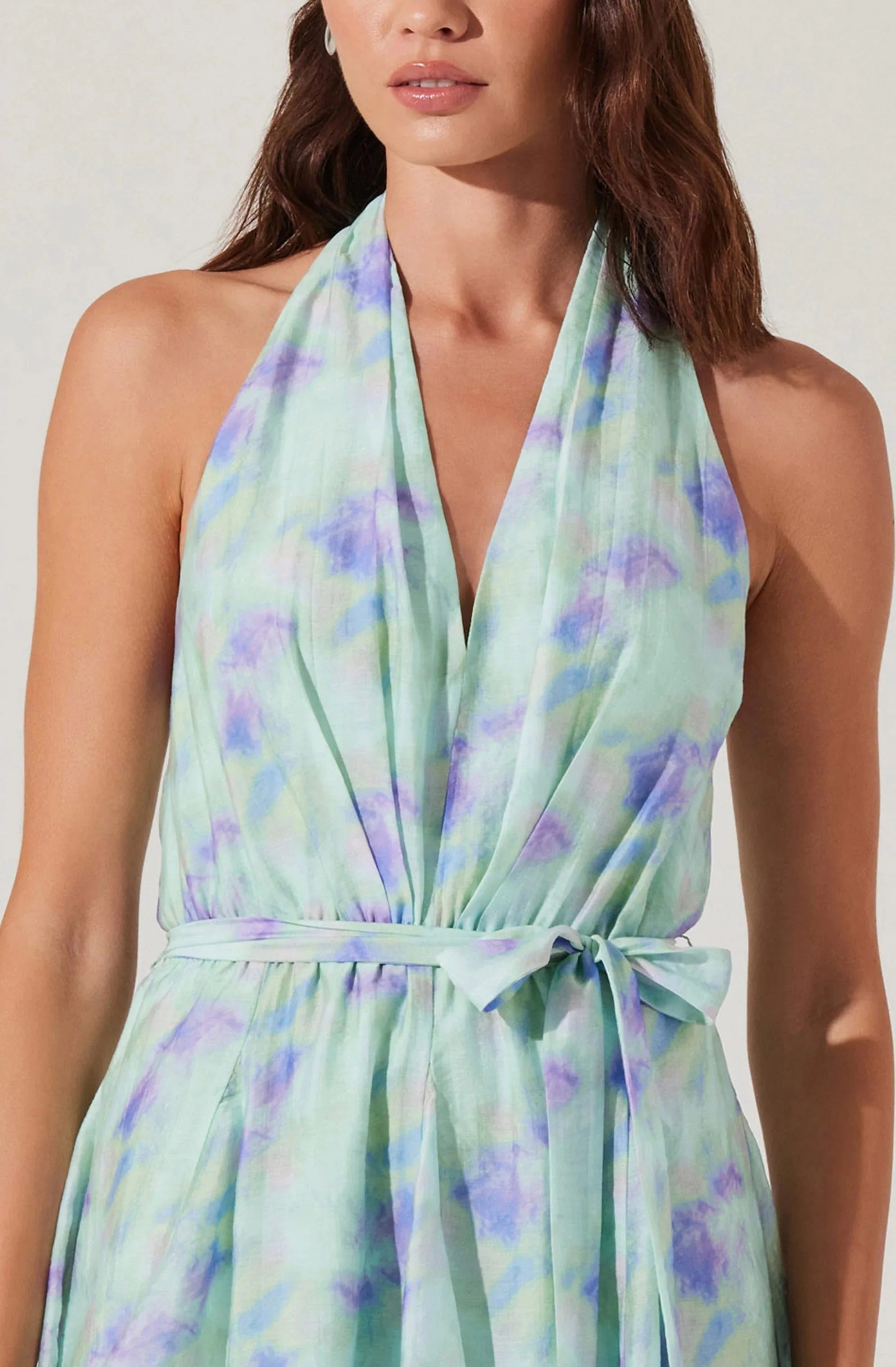 Clare Halter Neck Mini Dress