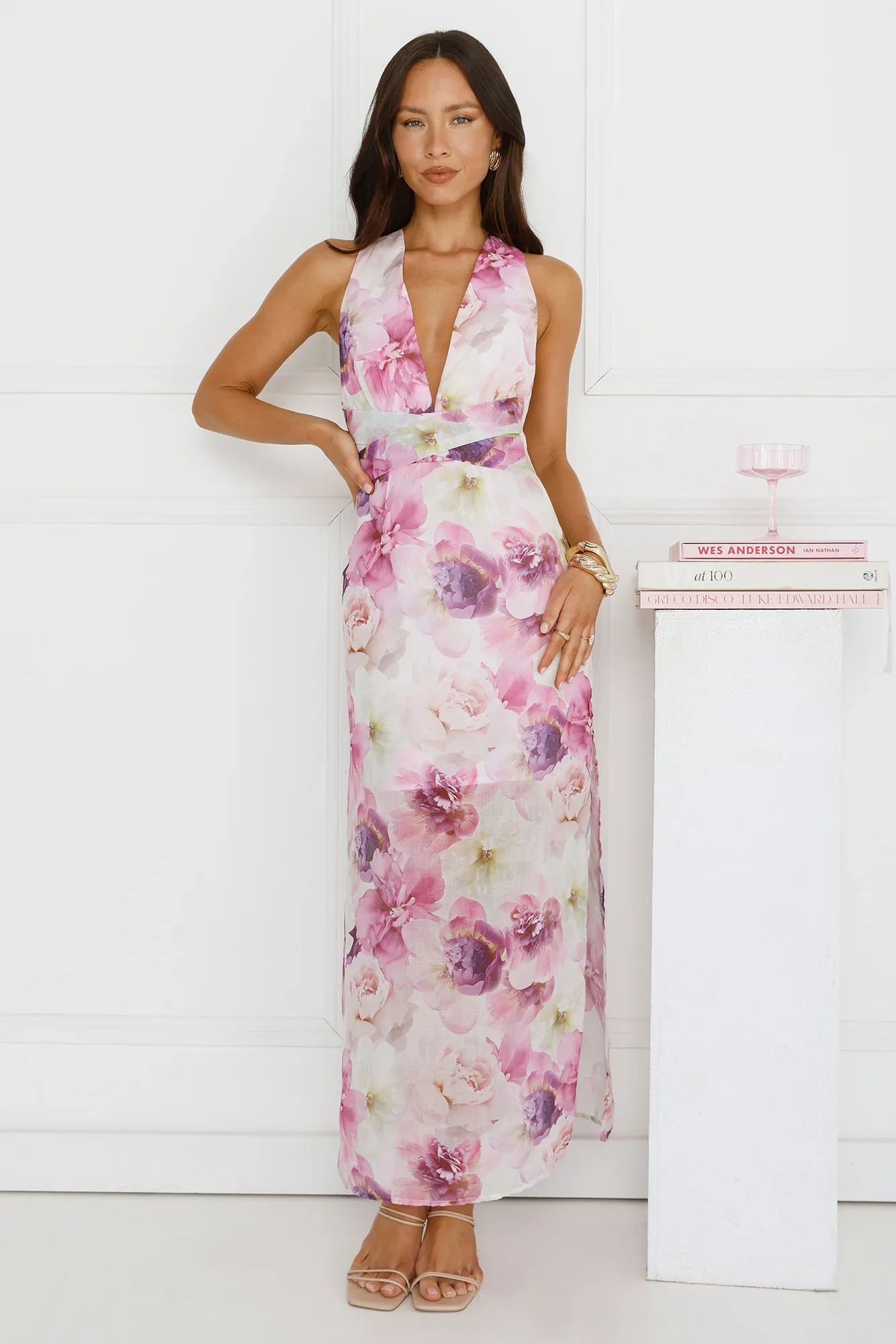 Late Night Mood Maxi Dress Purple