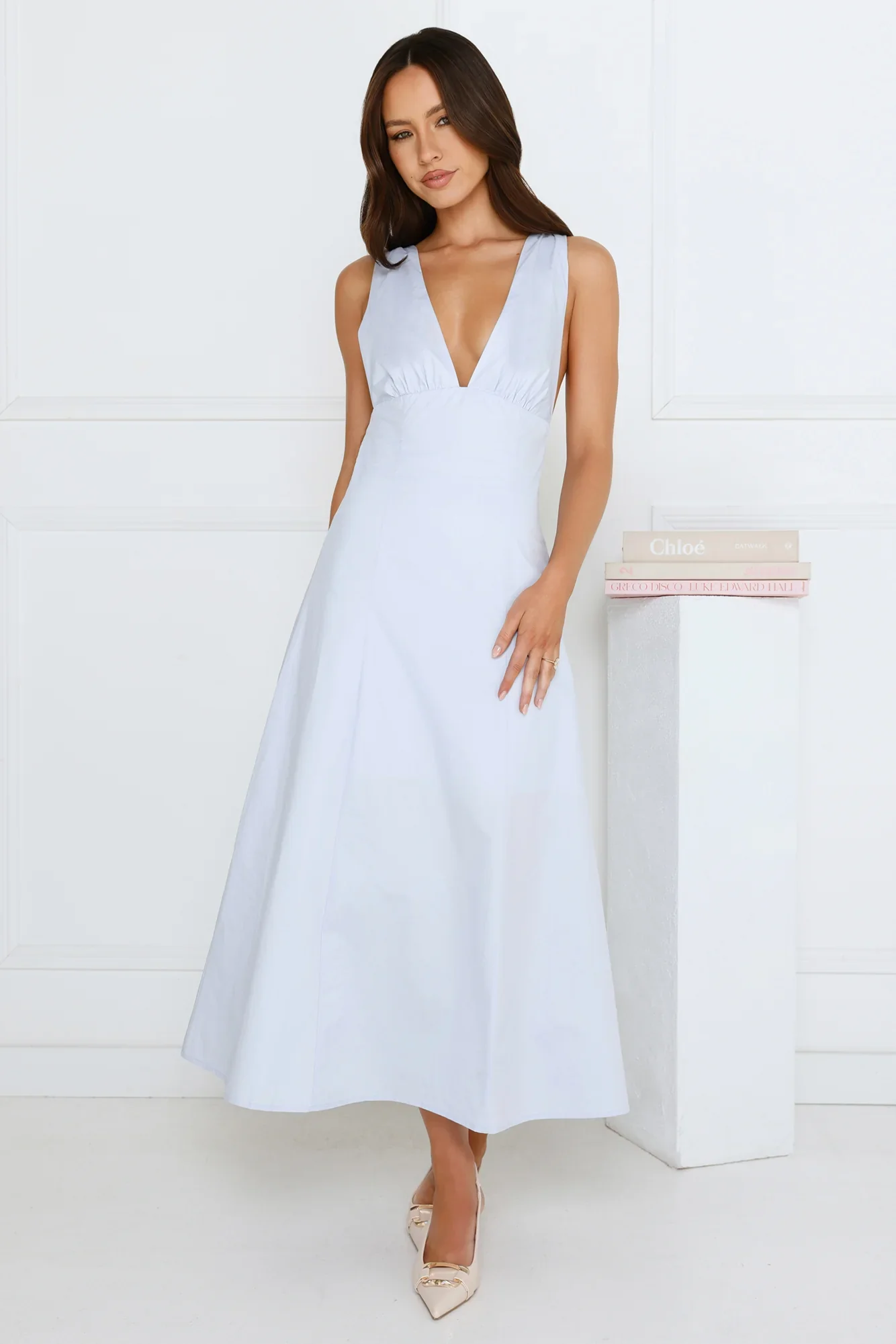 Iconic Moments Midi Dress Blue