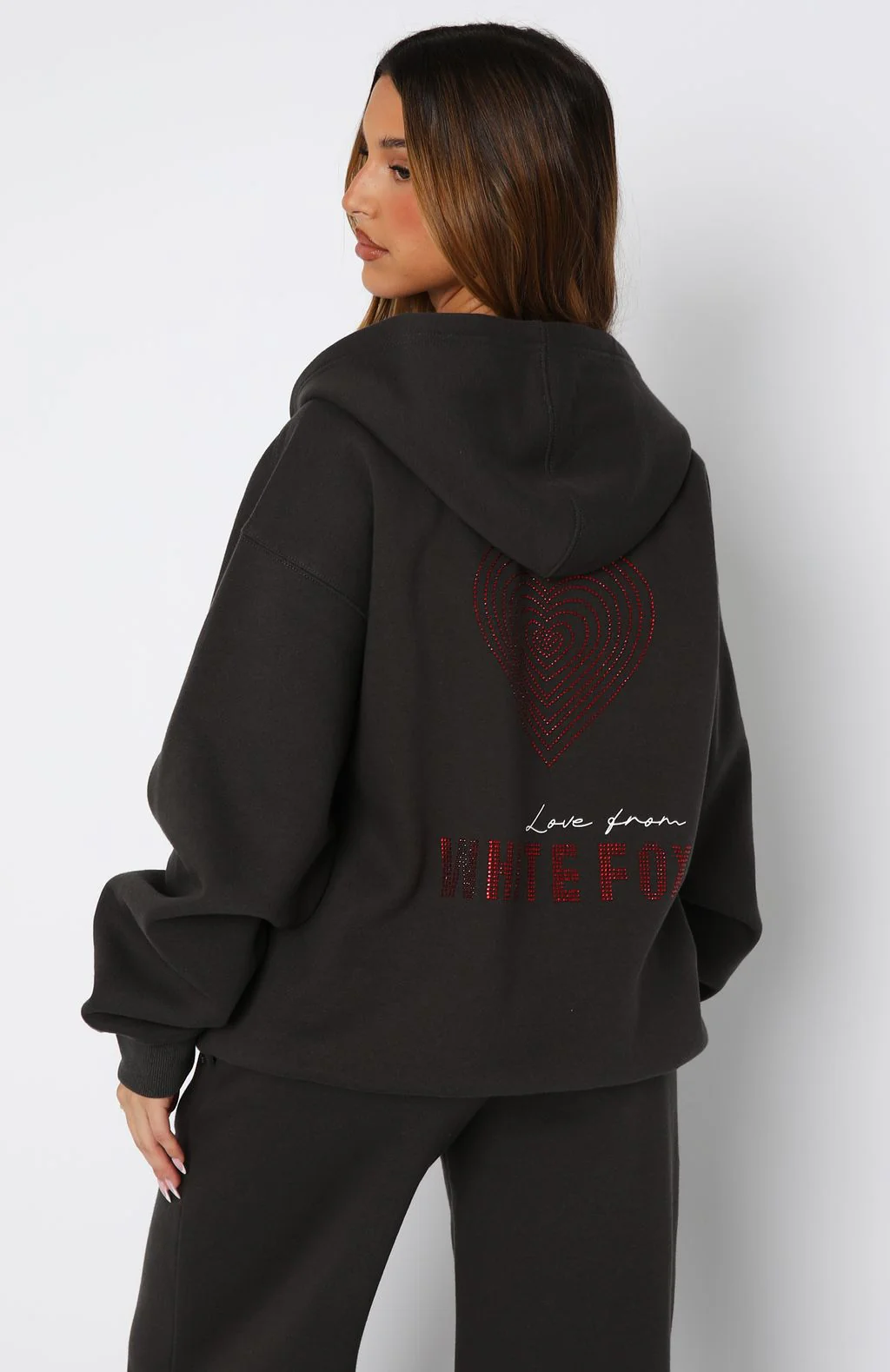 Best You've Ever Had Zip Front Hoodie Charcoal