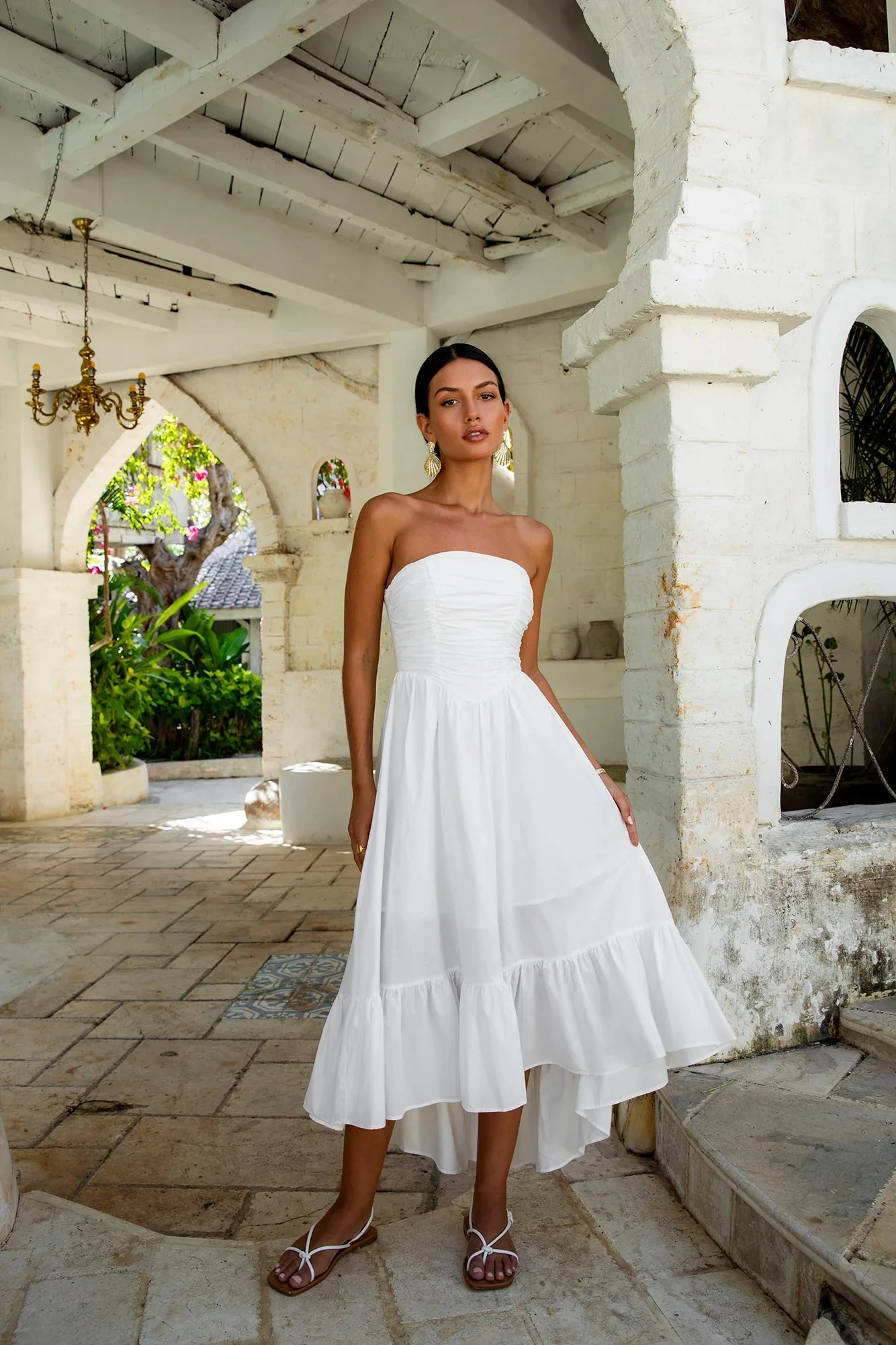 Love In The Summer Maxi Dress White