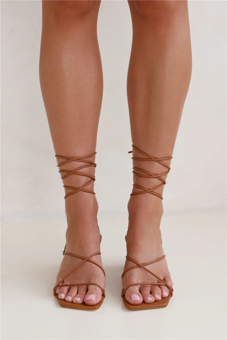 Kylo Heels Dark Tan Natural