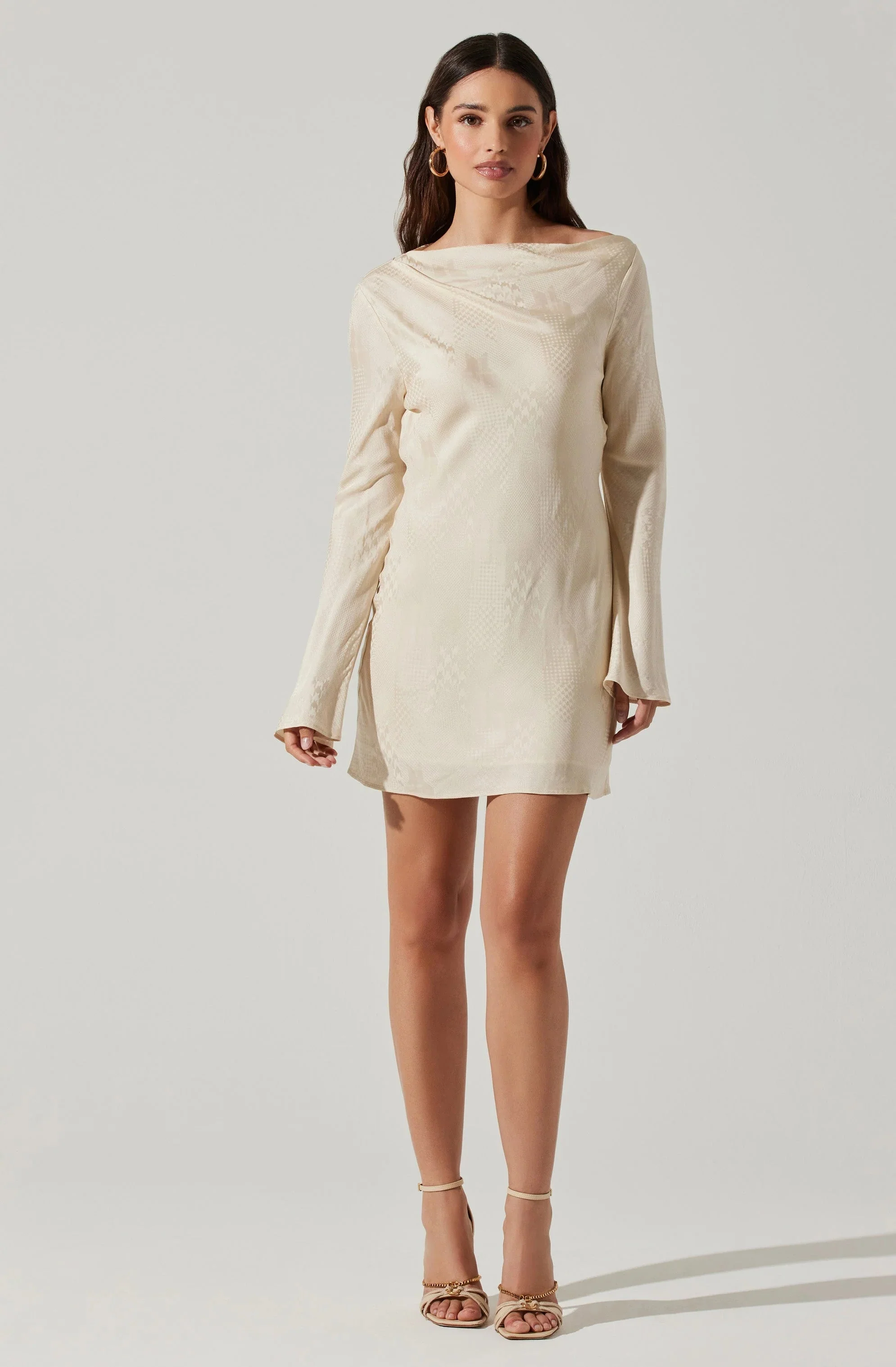 Sakari Bell Sleeve Mini Dress