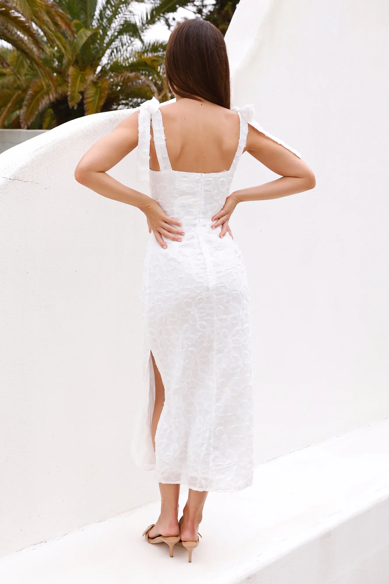 In The Hamptons Maxi Dress White