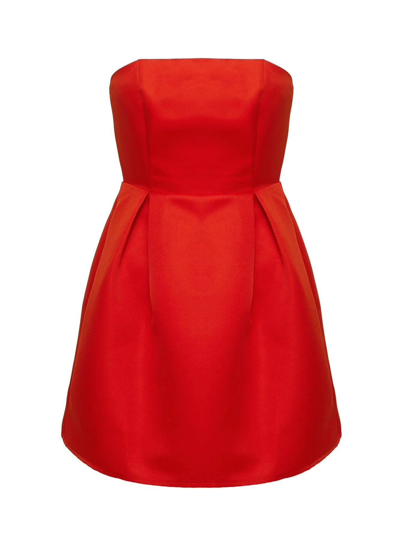 Spader Corset Mini Dress Red