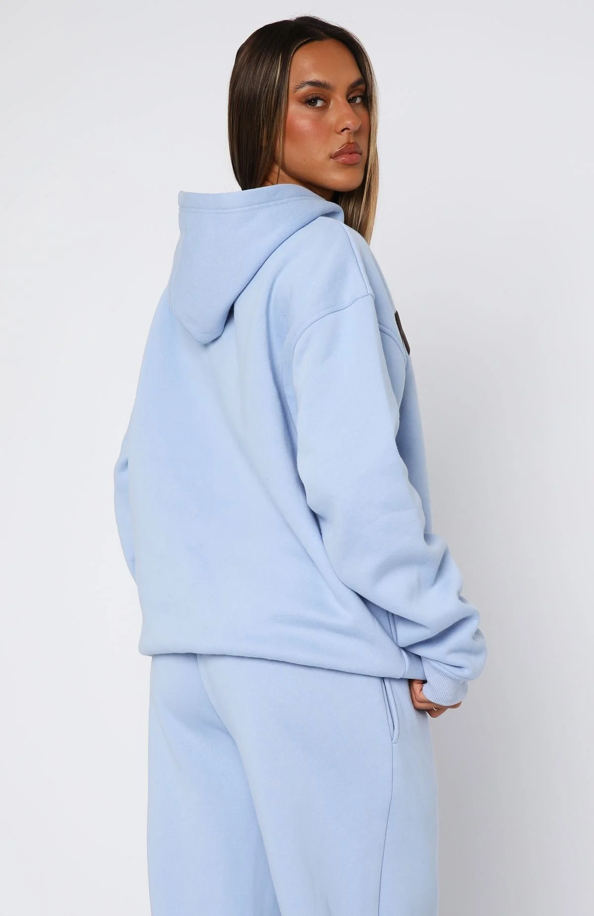 From The Archives Allora Oversized Hoodie Blue