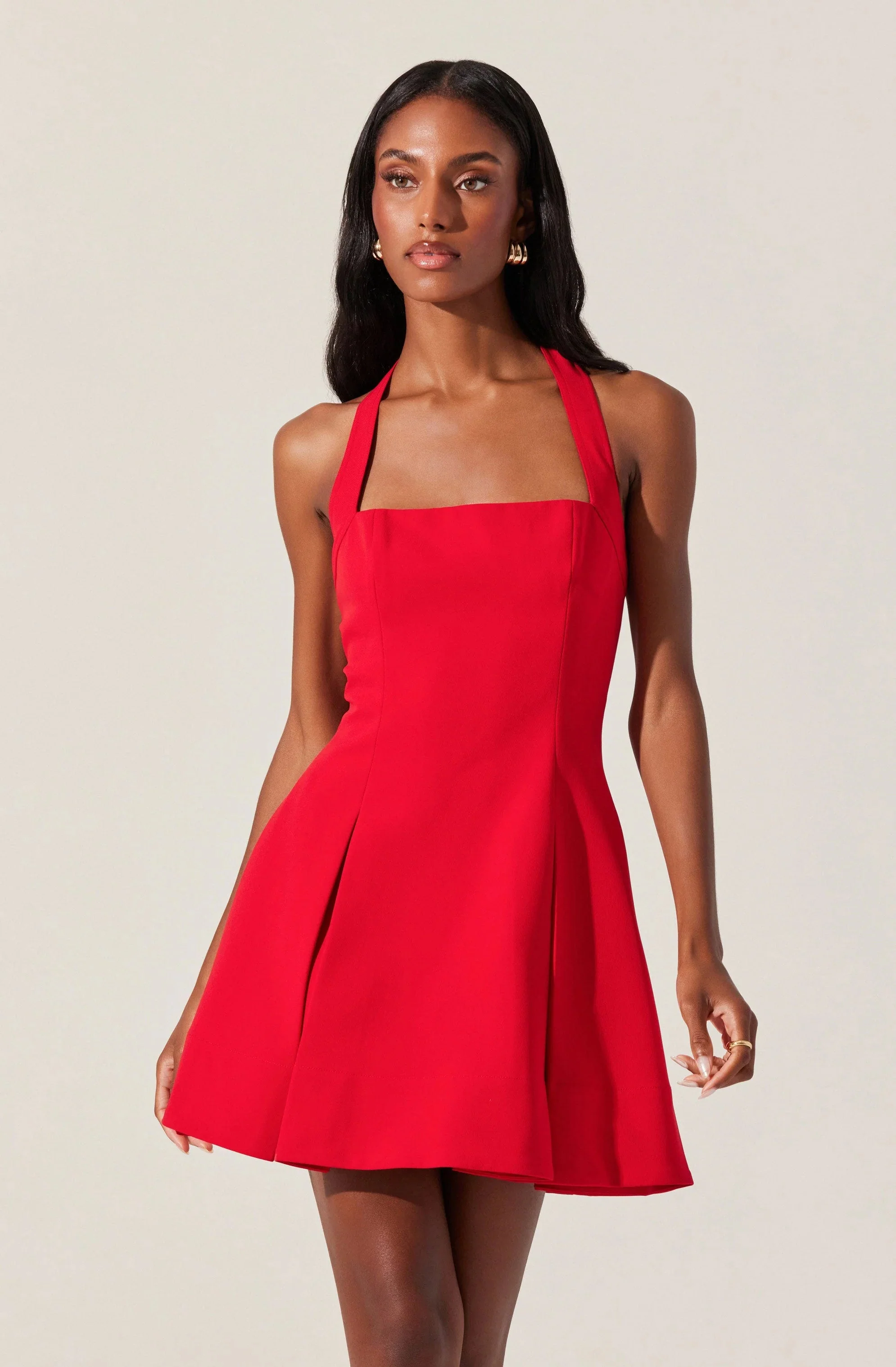 Lilibeth Halter Neck Mini Dress