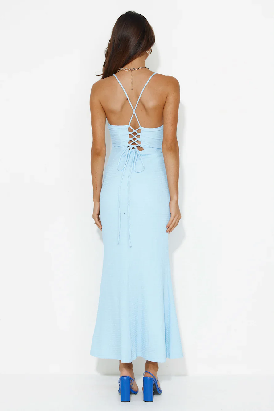 It's Your Way Maxi Dress Blue