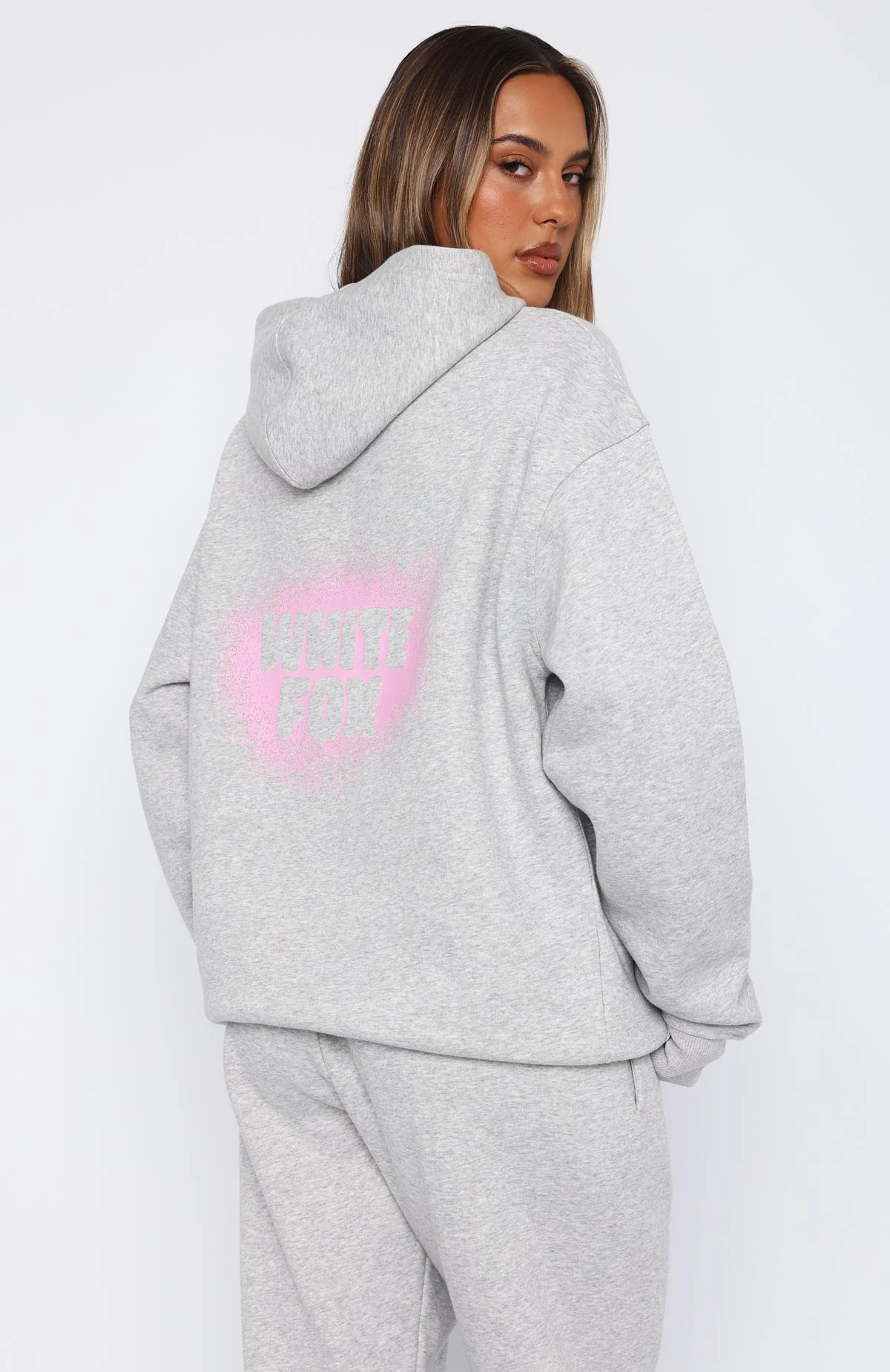 11th Street Keeping It Real Oversized Hoodie Jelly Bean