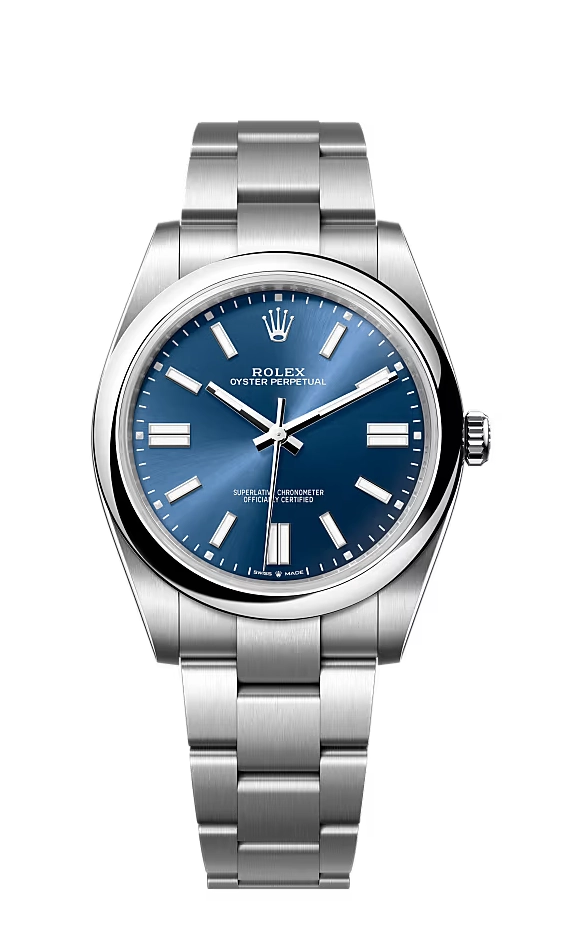 Rolex Oyster Perpetual 41mm Blue Dial 124300 - Bestter Watches