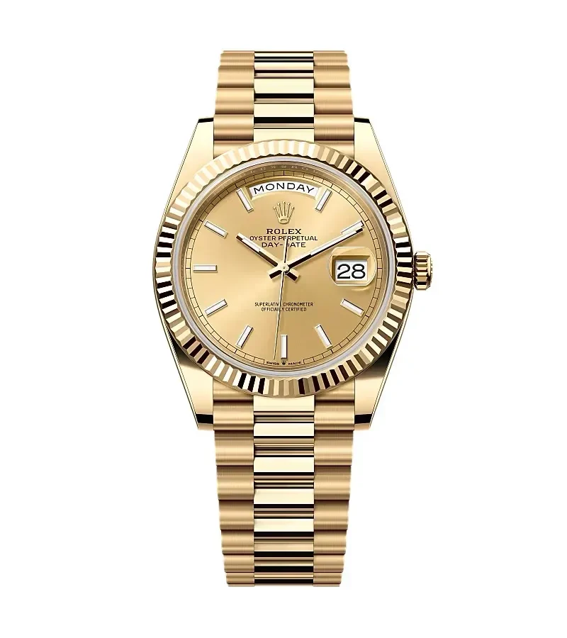 Superclone Rolex Day-Date II 40mm Champagne Dial 228238 - Bestter Watches