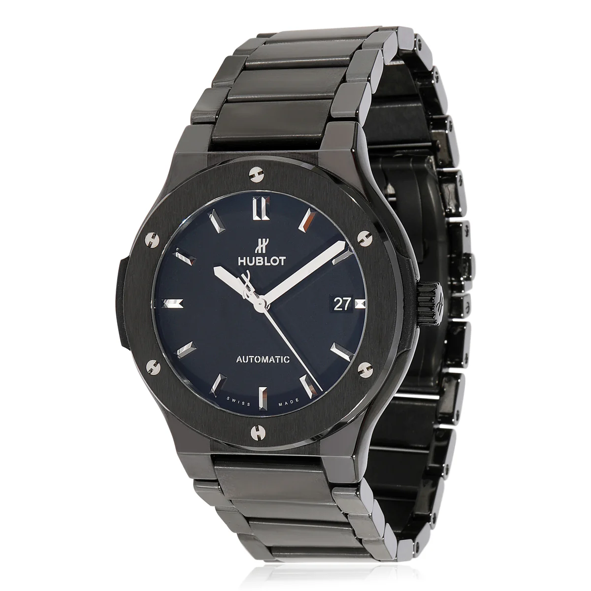 Hublot Classic Fusion Men Automatic Black Ceramic Watch 510.CM.1170.CM - Bestter Watches