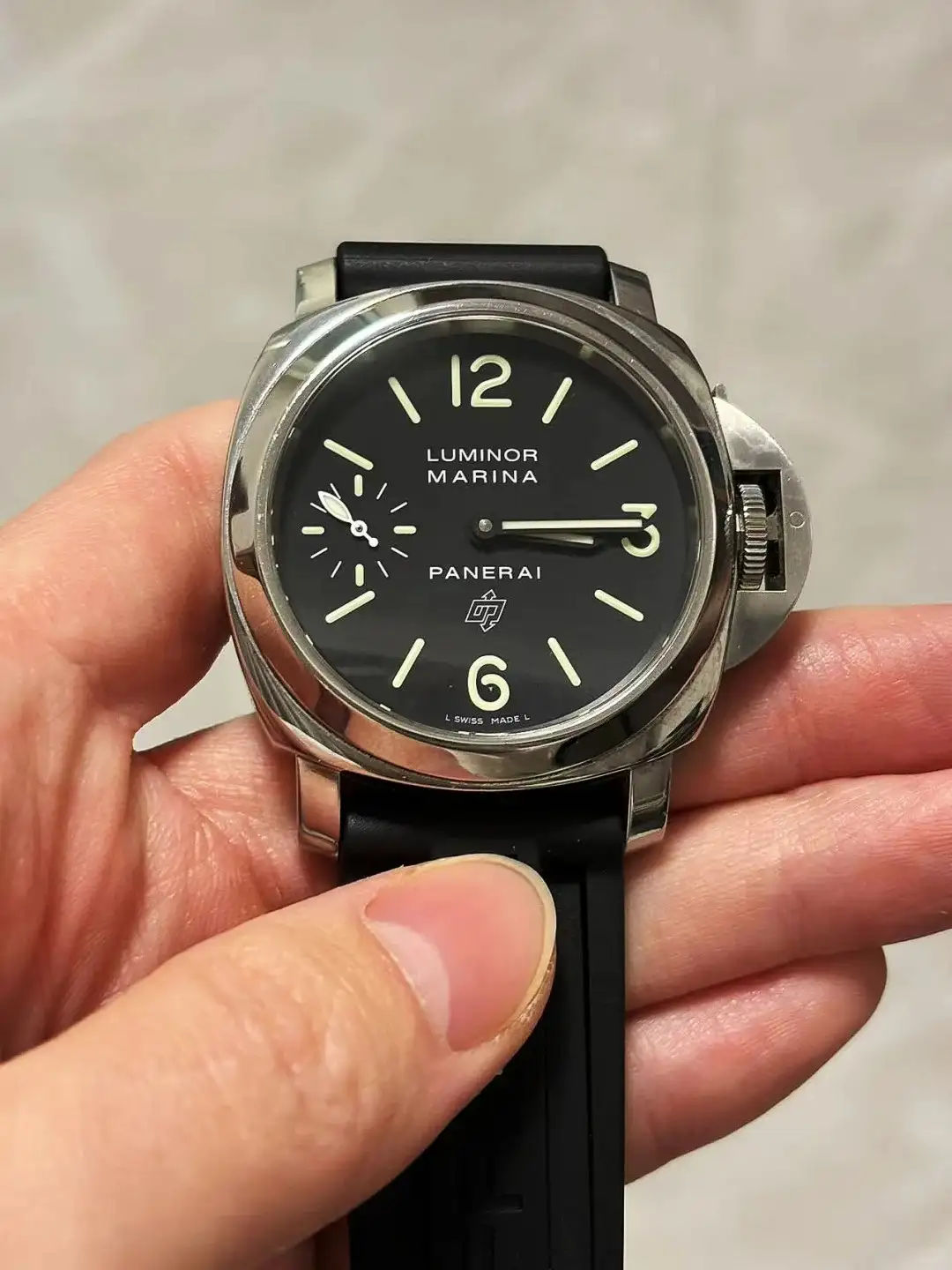 Panerai Luminor Due Men Automatic Black Alligator Watch PAM01250 - Bestter Watches