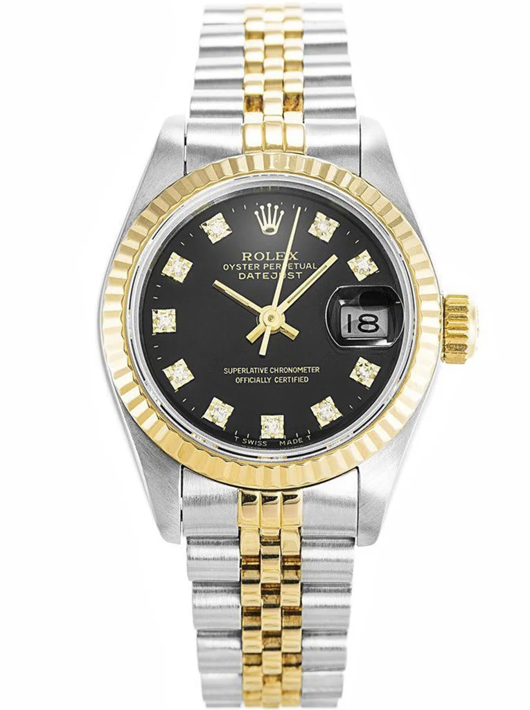 Rolex Datejust 26mm Black Dial 69173 - Bestter Watches