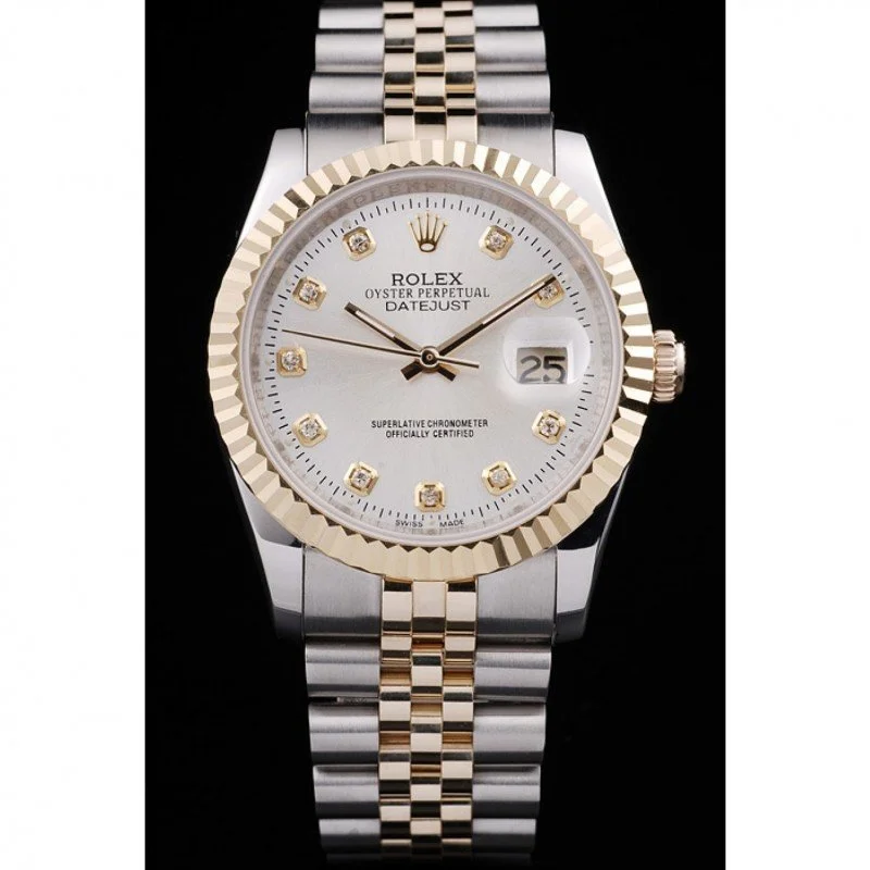 Superclone Rolex Datejust 36mm White Dial SRL10 - Bestter Watches