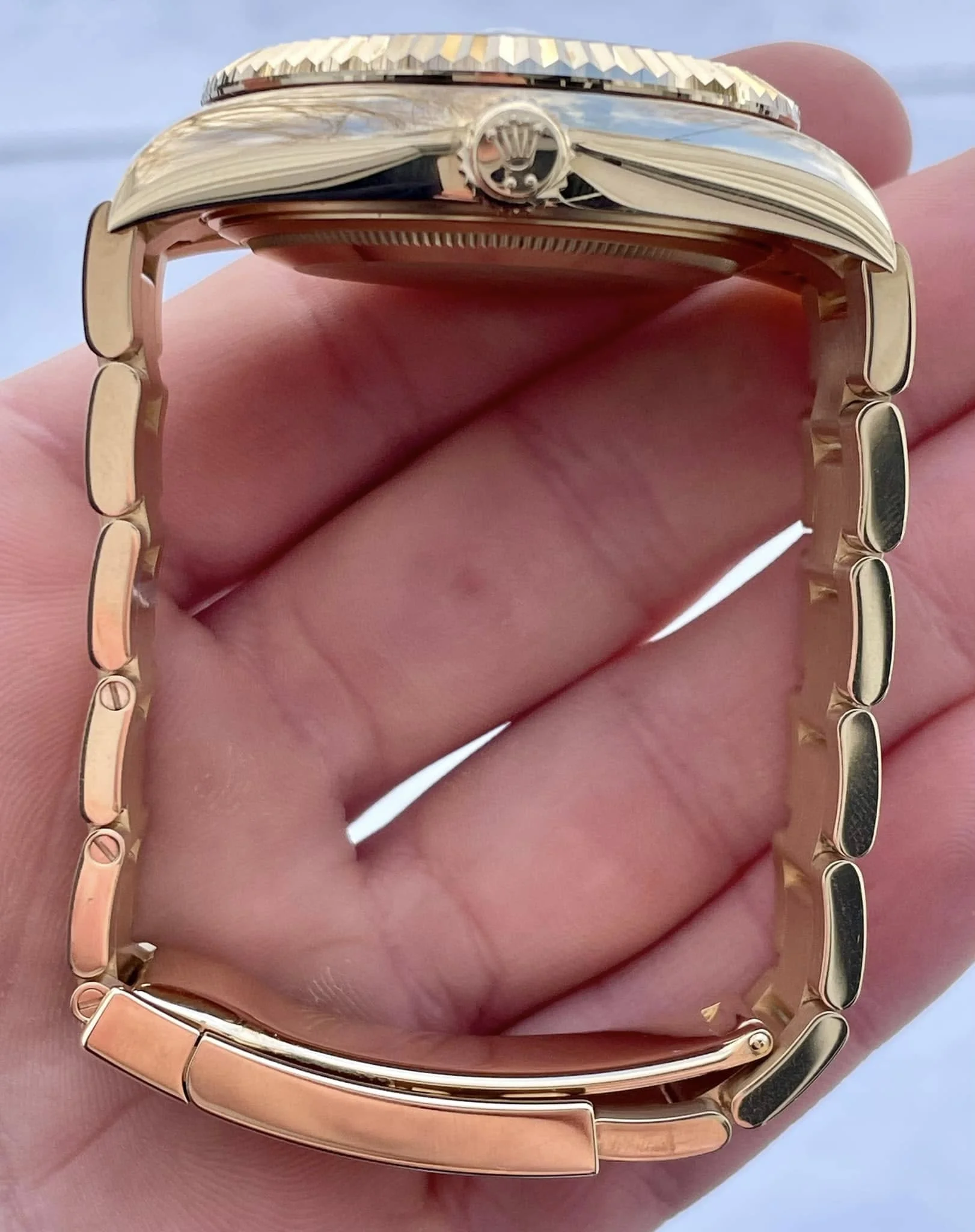 Superclone Rolex Sky-Dweller 42 mm Intense white Dial 336938 - Bestter Watches