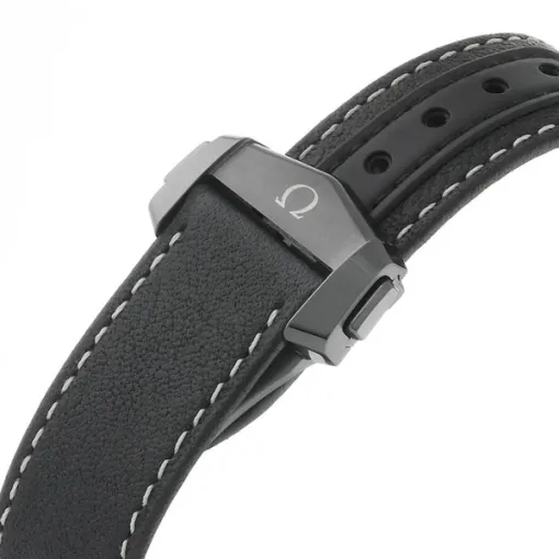 Omega Speedmaster Men Automatic Black Leather Watch O31192445101004 - Bestter Watches