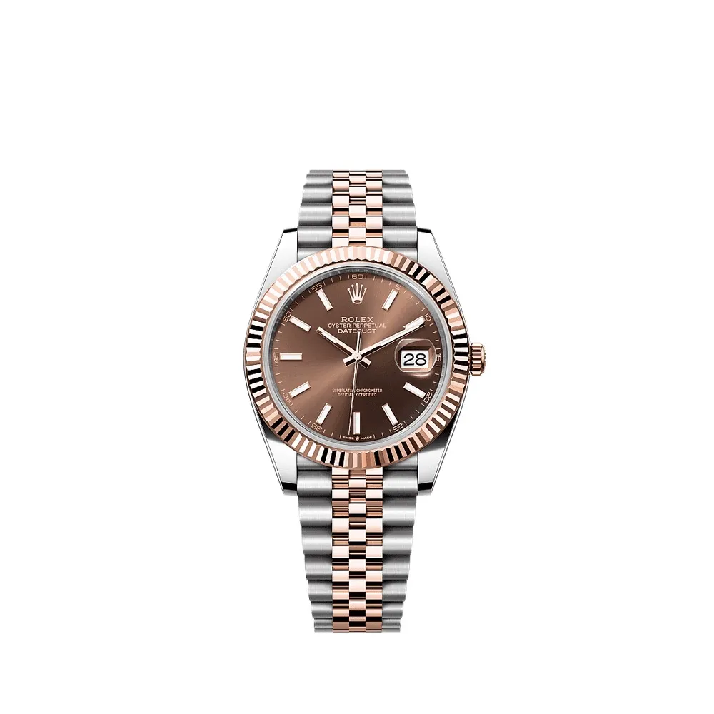 Superclone Rolex Datejust 41 mm Chocolate Dial 126331 Jubilee - Bestter Watches
