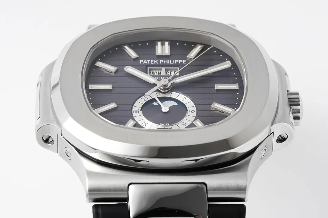 Patek Philippe Nautilus Blue Rubber Strap Watch - Bestter Watches