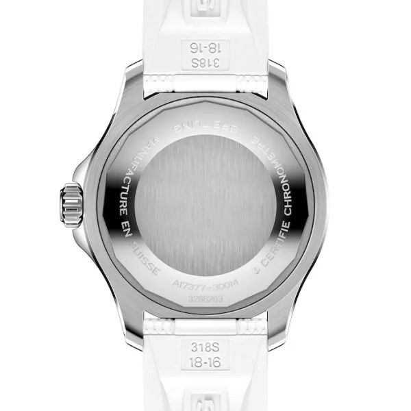 Breitling Superocean Unisex Automatic White Rubber Watch A17377211A1S1 - Bestter Watches