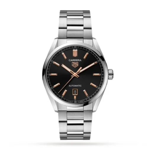 TAG Heuer Carrera Men Automatic Black Stainless Steel Watch WBN2113.BA0639 - Bestter Watches