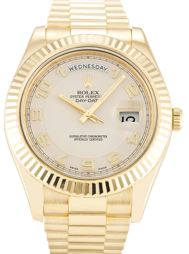 Rolex Day-Date II 40mm Ivory Dial 218238 - Bestter Watches
