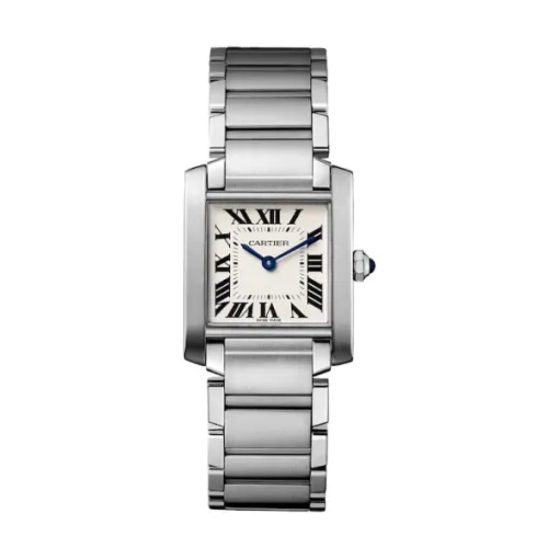 Cartier Tank Française Women Quartz Silver Stainless Steel Watch WSTA0005 - Bestter Watches
