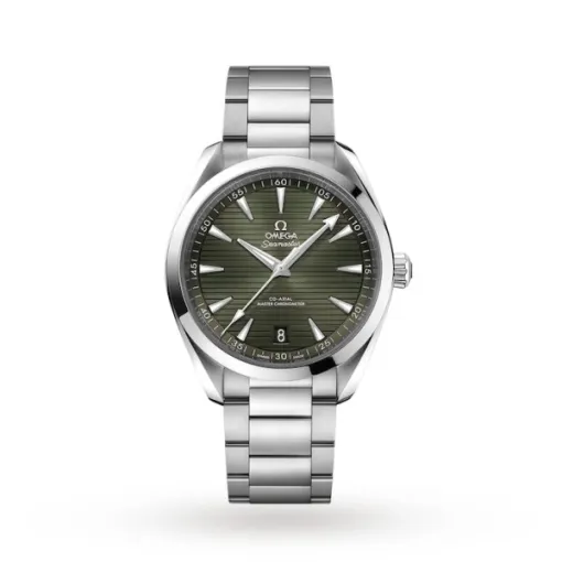 Omega Seamaster Aqua Terra Men Automatic Green Stainless Steel Watch O22010412110001 - Bestter Watches