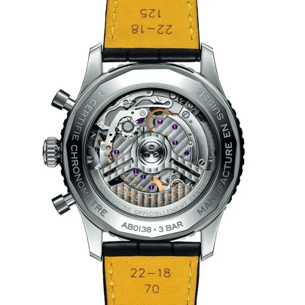 Breitling Navitimer Men Automatic Silver Alligator Watch AB0138241G1P1 - Bestter Watches