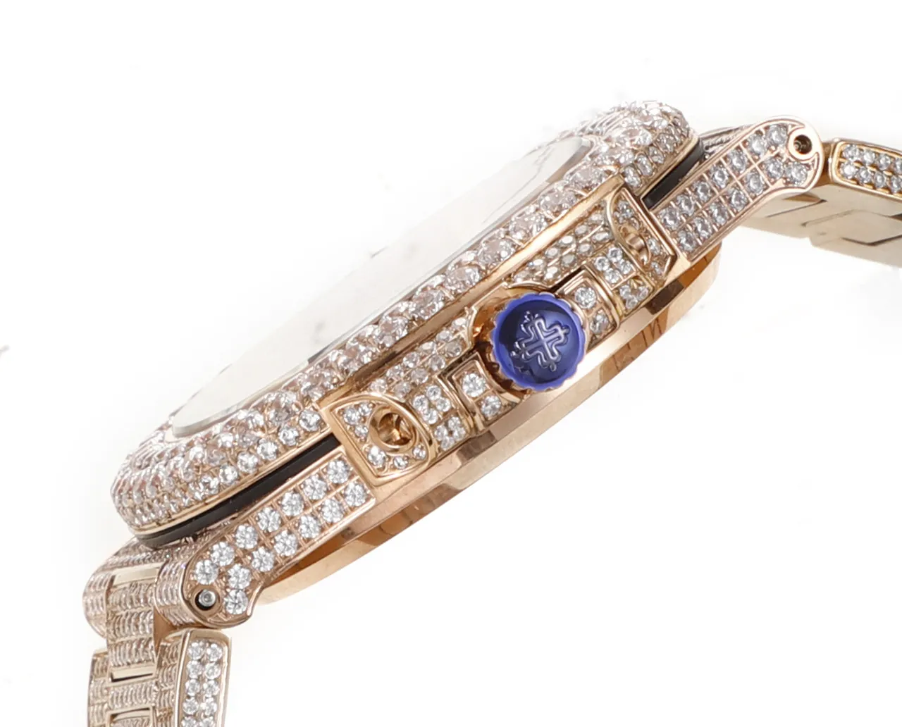 Patek Philippe Rose Gold Diamond Watch - Bestter Watches