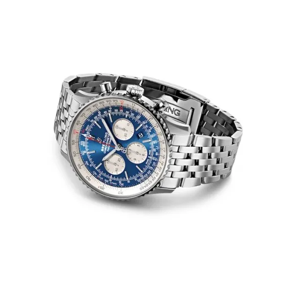 Breitling Navitimer Men Automatic Blue Stainless Steel Watch AB0127211C1A1 - Bestter Watches