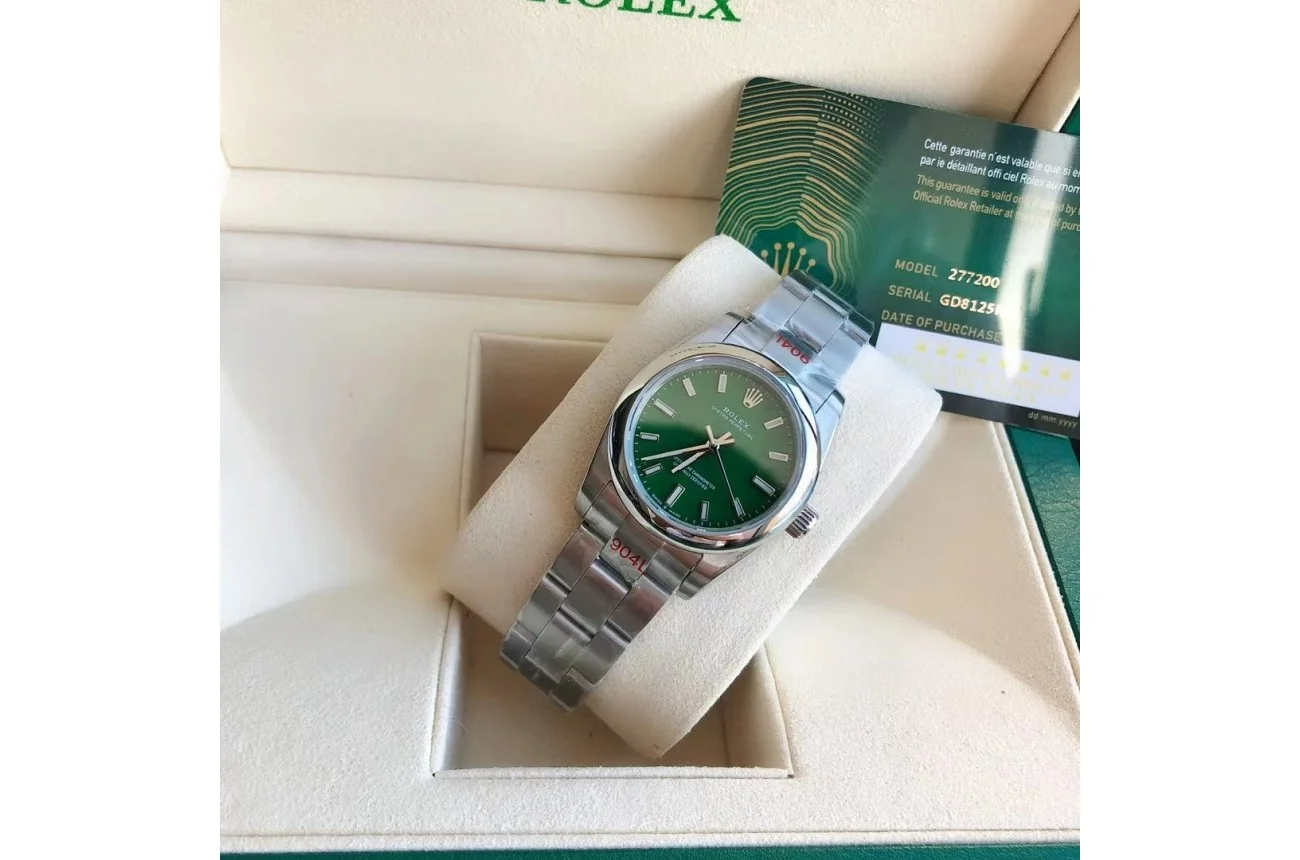 Couple Watches Rolex Oyster Perpetual 31/41mm SS/SS Green/Stk - Bestter Watches