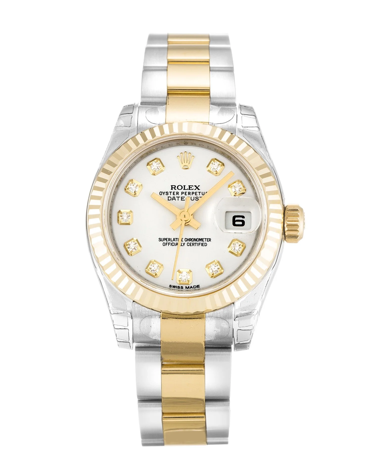 Rolex Lady-Datejust 26mm White Dial 179173 - Bestter Watches