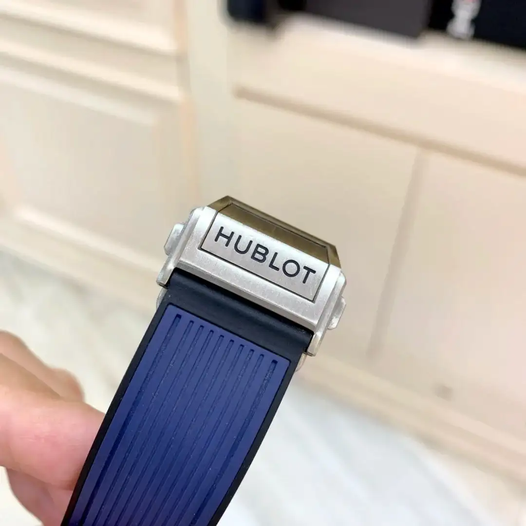 Hublot Big Bang Men Automatic Blue Rubber Watch 411.NX.5179.RX - Bestter Watches