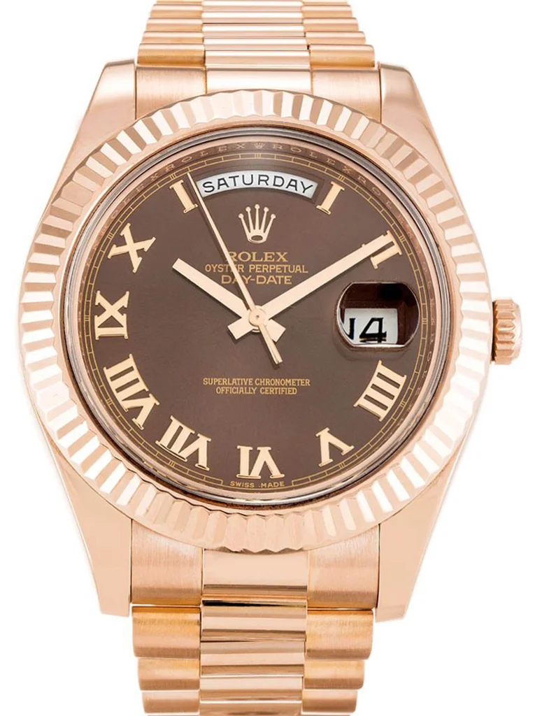 Rolex Day-Date II 40mm Chocolate Dial 218235 - Bestter Watches