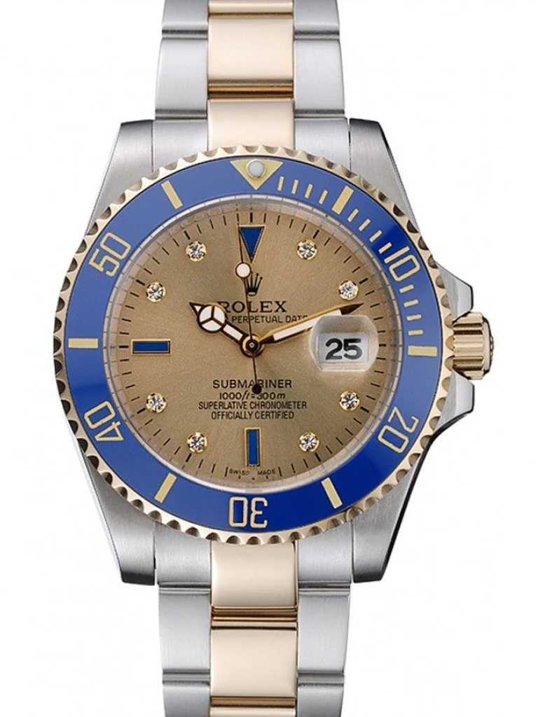 Rolex Submariner 42mm Gold Dial rl55 - Bestter Watches