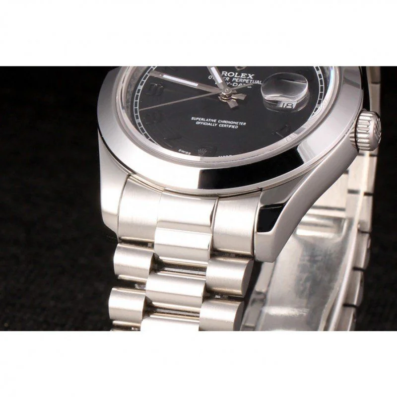 Superclone Rolex Day-Date 40mm Black Dial 80294 - Bestter Watches