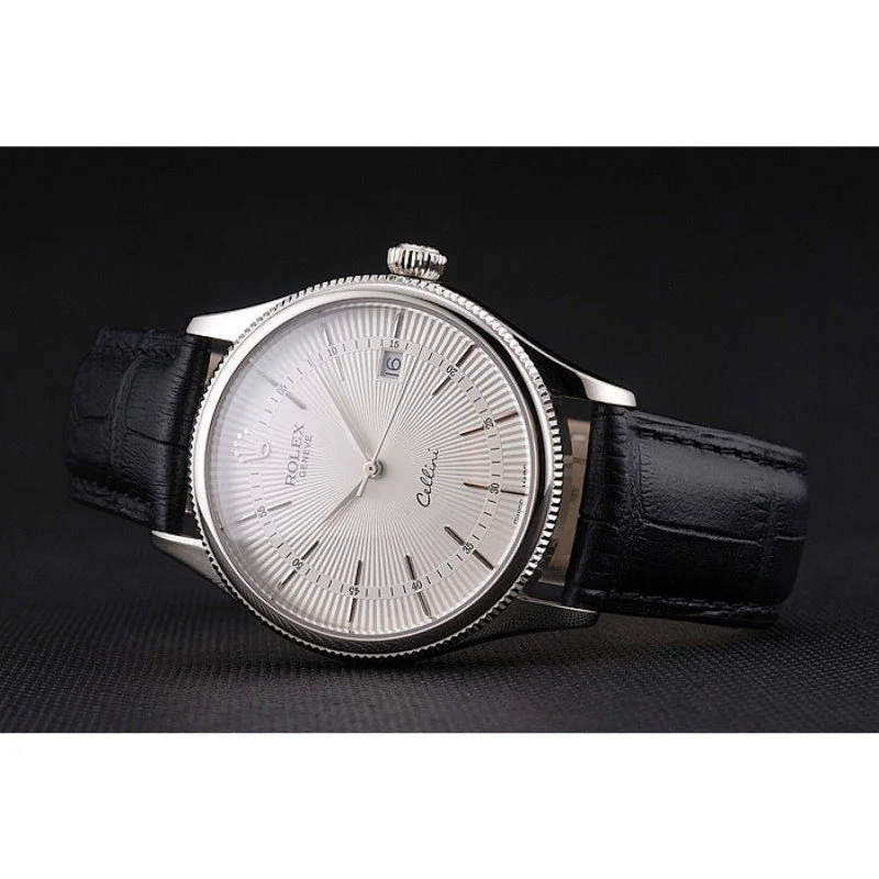 Superclone Rolex Cellini 38mm White Dial REP016802 - Bestter Watches