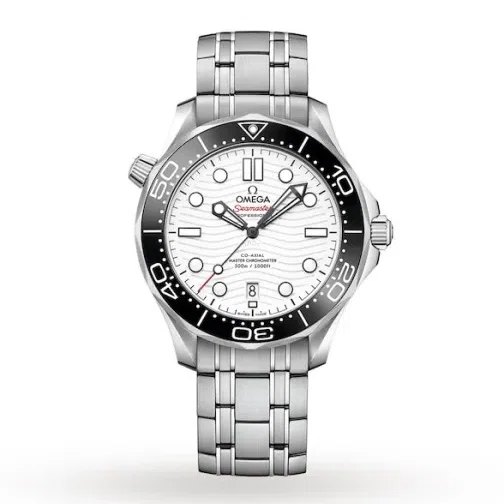Omega Seamaster Men Automatic White Stainless Steel Watch O21030422004001 - Bestter Watches