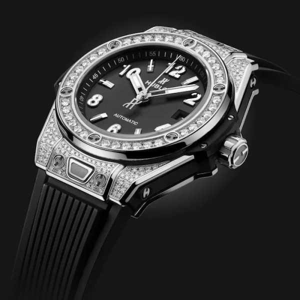 Hublot Big Bang Women Automatic Black Rubber Watch 485.SX.1170.RX.1604 - Bestter Watches