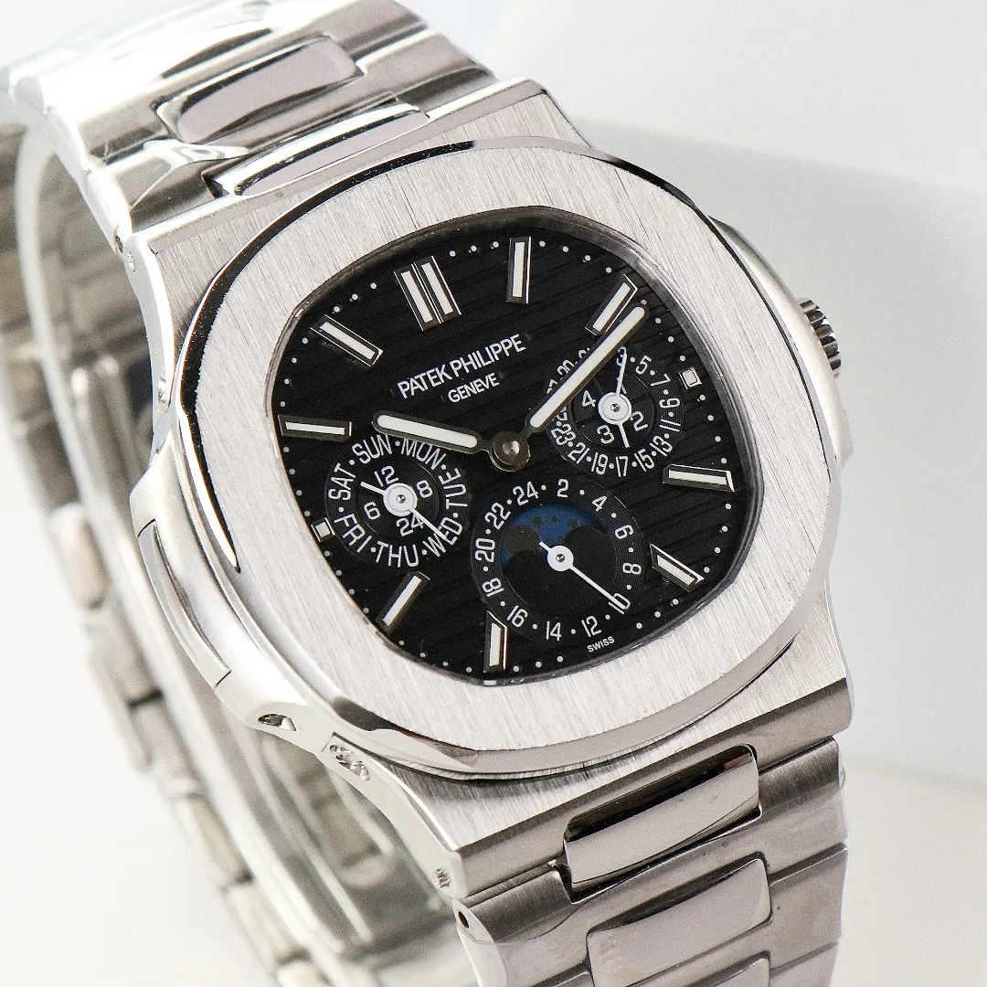 Patek Philippe Nautilus Black Perpetual Calendar - Bestter Watches