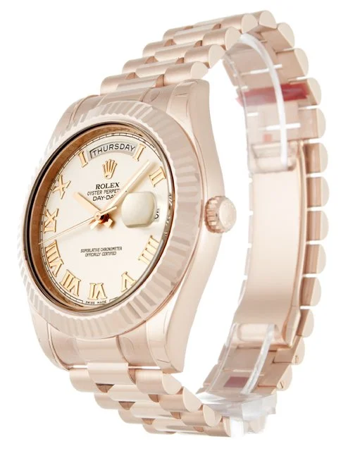 Rolex Day-Date II 40mm Ivory Dial 218235 - Bestter Watches