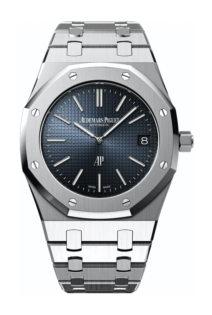Audemars Piguet Royal Oak Jumbo Extra-Thin Blue 15202ST.OO.1240ST.01 - Bestter Watches