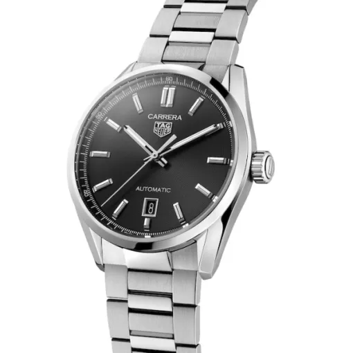 TAG Heuer Carrera Men Automatic Black Stainless Steel Watch WBN2110.BA0639 - Bestter Watches