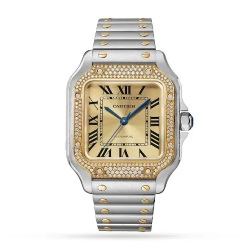 Cartier Santos de Cartier Women Automatic Gold Watch W3SA0007 - Bestter Watches