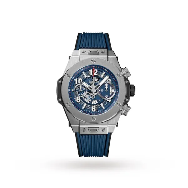 Hublot Big Bang Men Automatic Blue Rubber Watch 411.NX.5179.RX - Bestter Watches