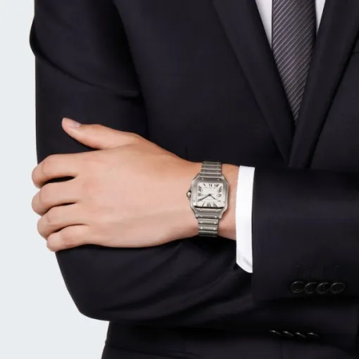 Cartier Santos de Cartier Men Automatic Silver Stainless Steel Watch WSSA0029 - Bestter Watches